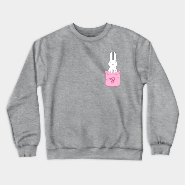 Bunny pocket Crewneck Sweatshirt by Namarqueza